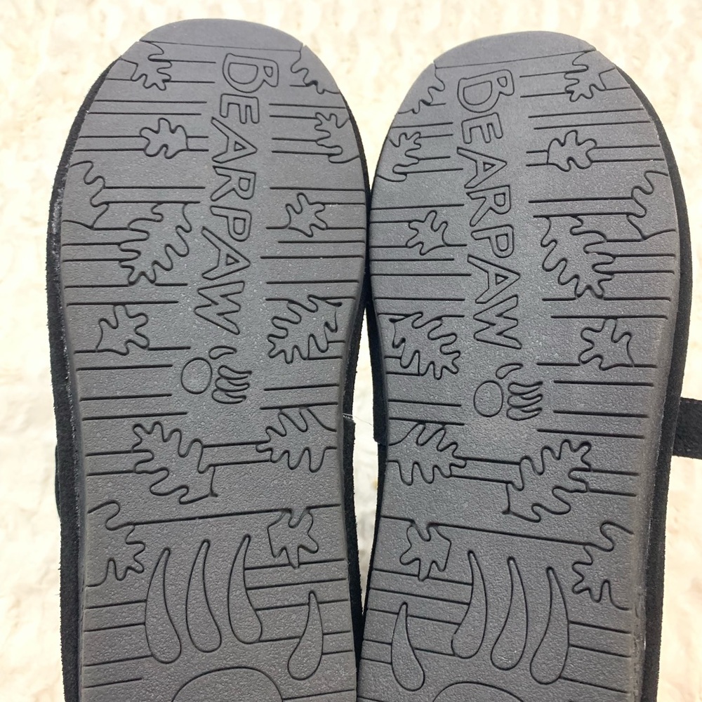 BearPaw Black Geneva Suede Boots NWT - Picture 4 of 8